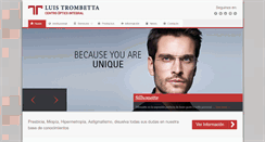 Desktop Screenshot of luistrombetta.com
